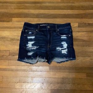 Short Distressed American Eagle Shorts